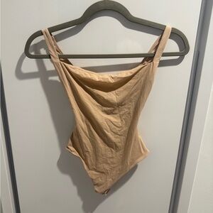 Skims Mica Nude Beige One-Piece Bodysuit